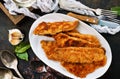 Fried fish fillets