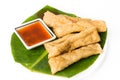Fried fish nuggets or popularly known as keropok lekor Royalty Free Stock Photo