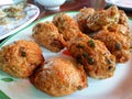 Fried fish-paste balls Royalty Free Stock Photo