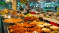 Fried fish in Tanin Market, Chiang Mai, Thailand