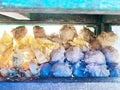 Fried food as an addition to the meatball menu Royalty Free Stock Photo