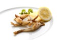 Fried frog legs Royalty Free Stock Photo