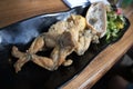 Fried frog legs Royalty Free Stock Photo