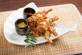 Fried frogs legs Royalty Free Stock Photo