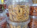 Fried ikan bilis(dried anchovies), malaysian food