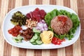 Fried jasmine rice with shrimp paste, Kao Klok Kapi -Thai.