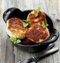 Fried Meat Cutlets Royalty Free Stock Photo