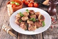 Fried meatball Royalty Free Stock Photo