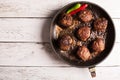 Fried meatballs Royalty Free Stock Photo