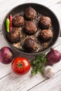 Fried meatballs Royalty Free Stock Photo