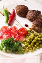 Fried meatballs Royalty Free Stock Photo