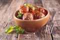 Fried meatballs Royalty Free Stock Photo