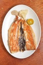 Fried milkfish belly Royalty Free Stock Photo