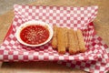 Fried Mozzarella Sticks Royalty Free Stock Photo