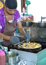 Fried mussel in egg batter, Thailand