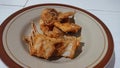 Fried nila fish