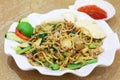 Fried noodle asian food Royalty Free Stock Photo