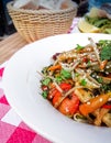 Fried noodle asian food Royalty Free Stock Photo