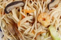 Fried noodle in chicness new year Royalty Free Stock Photo