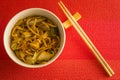 Fried noodle Yakisoba. Asian cuisine meal.