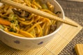 Fried noodle Yakisoba. Asian cuisine meal.