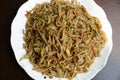 Fried noodles, asian style