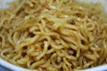 Fried noodles with background white Royalty Free Stock Photo