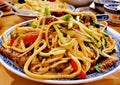 Fried noodles are common throughout East and Southeast Asia
