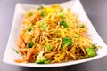 Fried noodles with vegetables