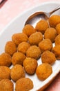 Fried olives