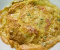 FRIED OMELETE OR OMELETTE WITH VEGETABLES