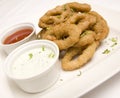 Fried Onion rings Royalty Free Stock Photo