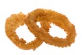 Fried Onion Rings Isolated Royalty Free Stock Photo