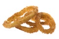 Fried Onion Rings Isolated