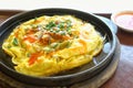 Fried Oyster Omelette Recipe Royalty Free Stock Photo