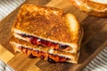 Fried Peanut Butter and Jelly Sandwich Royalty Free Stock Photo