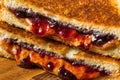 Fried Peanut Butter and Jelly Sandwich Royalty Free Stock Photo