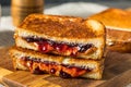 Fried Peanut Butter and Jelly Sandwich