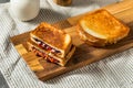 Fried Peanut Butter and Jelly Sandwich