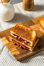 Fried Peanut Butter and Jelly Sandwich Royalty Free Stock Photo