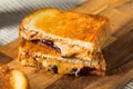 Fried Peanut Butter and Jelly Sandwich Royalty Free Stock Photo