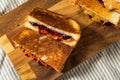 Fried Peanut Butter and Jelly Sandwich Royalty Free Stock Photo