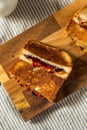 Fried Peanut Butter and Jelly Sandwich Royalty Free Stock Photo