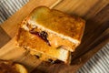 Fried Peanut Butter and Jelly Sandwich Royalty Free Stock Photo