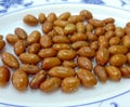 Fried peanuts closeup Royalty Free Stock Photo