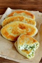 Fried pies with cottage cheese filling.