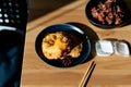 Fried Pineapple Fritters Caramelized with Cinnamon and Sesame Seeds