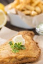 Fried Plaice with french fries