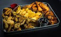 Fried Platter Royalty Free Stock Photo