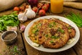 Fried potato pancakes Royalty Free Stock Photo